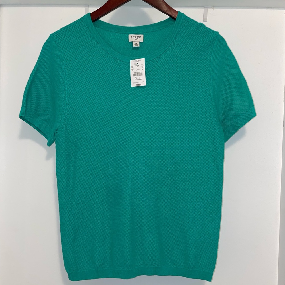 NWT J. Crew Short Sleeve Sweater